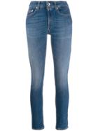 Dondup Stitching Detail Skinny Jeans - Blue