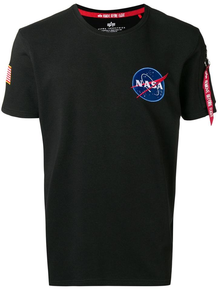 Alpha Industries Astronaut Badge T-shirt - Black