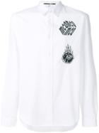 Mcq Alexander Mcqueen Embroidered Patch Shirt - White