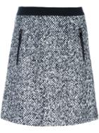 Moncler Bouclé Style Knit Skirt