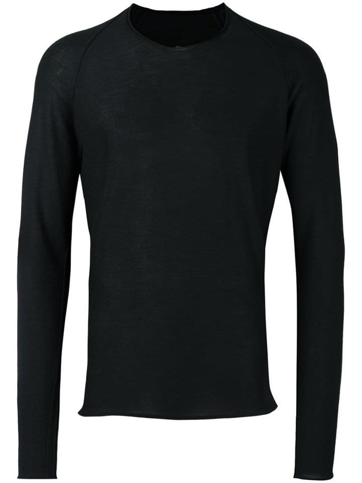 Label Under Construction Classic Raglan Jumper - Black