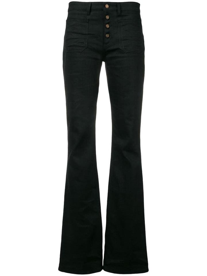 Saint Laurent Flared Jeans - Black