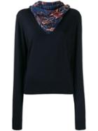See By Chloé Scarf Neck Jumper - Blue