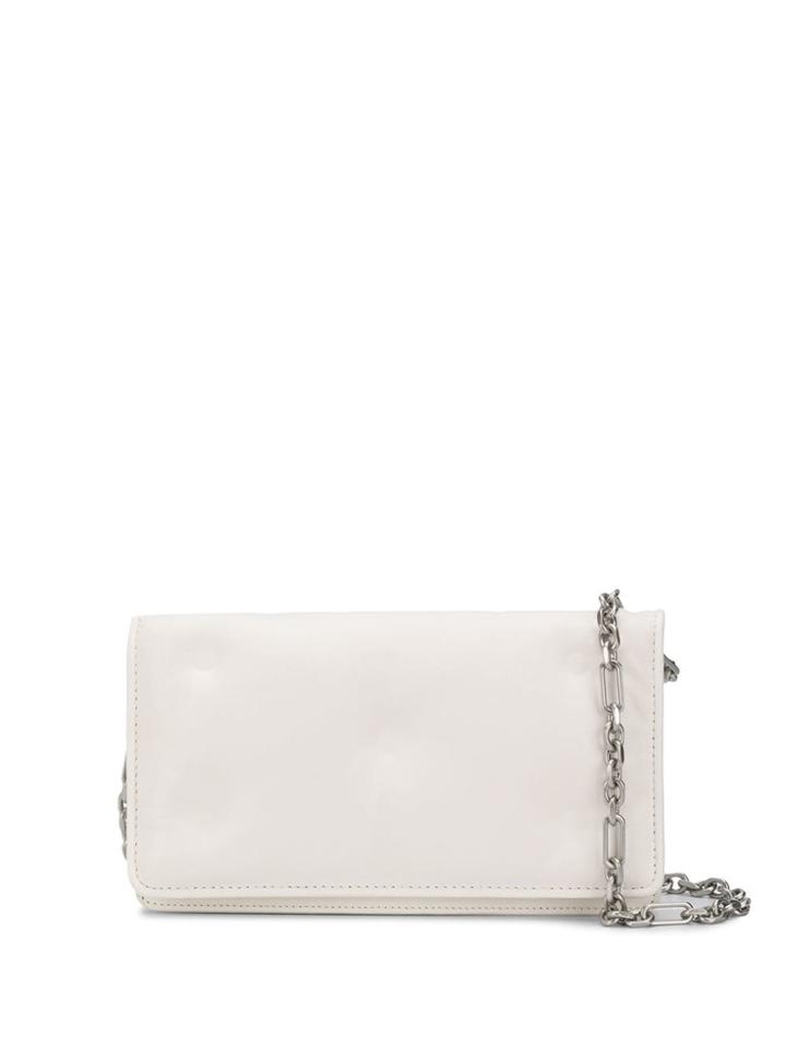 Maison Margiela Logo Patch Crossbody Bag - White