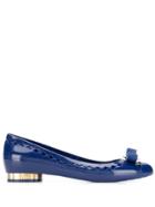 Salvatore Ferragamo Jelly Ballerina Shoes - Blue