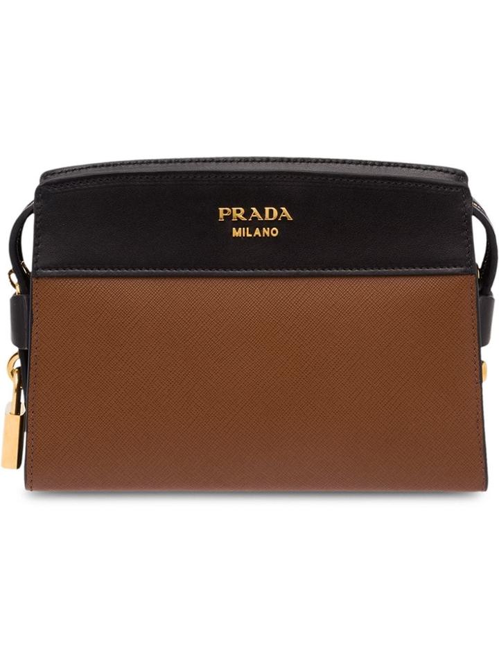 Prada Esplanade Shoulder Bag - Brown