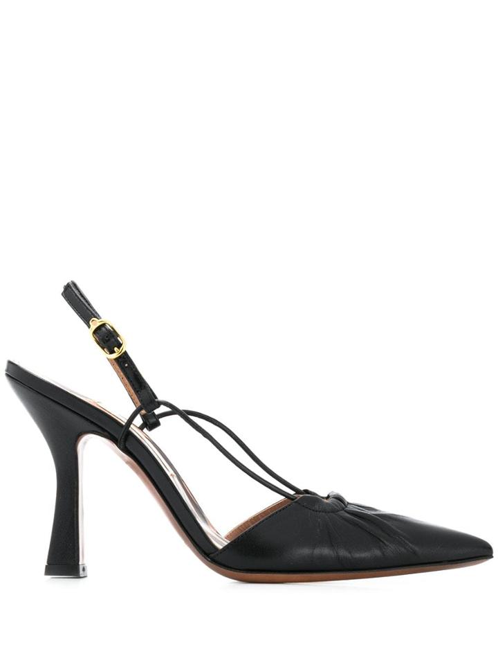 L'autre Chose Drawstring Pumps - Black
