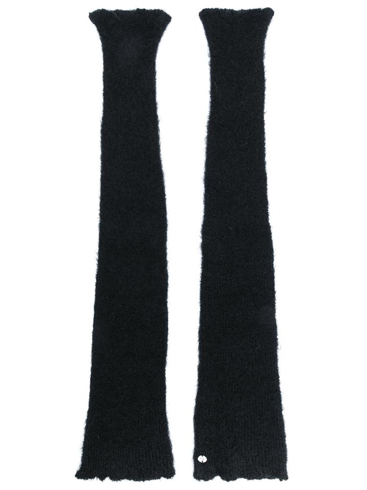 Lost & Found Ria Dunn Long Arm Warmers - Black