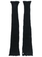 Lost & Found Ria Dunn Long Arm Warmers - Black