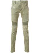 Balmain Biker Jeans - Green
