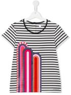 Burberry Kids Striped T-shirt, Girl's, Size: 14 Yrs, Blue