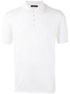 Roberto Collina - Knitted Polo Shirt - Men - Cotton - 52, White, Cotton