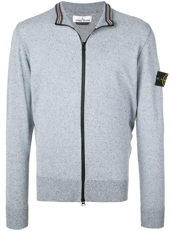 Stone Island Speckled Cardigan - Blue