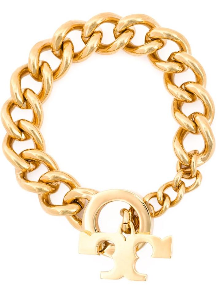 Tory Burch Chunky Chain Bracelet, Women's, Metallic