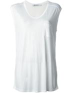 T By Alexander Wang Classic Muscle Tee With Pocket