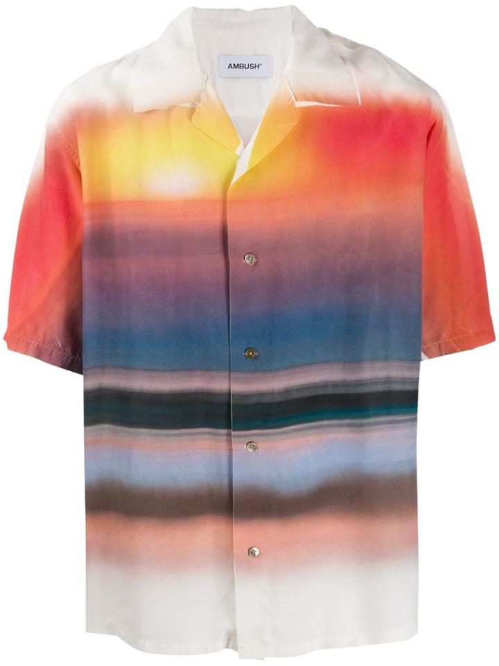 Ambush Gradient Short-sleeve Shirt - Orange