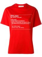 Golden Goose Deluxe Brand - Printed T-shirt - Women - Cotton - S, Red, Cotton
