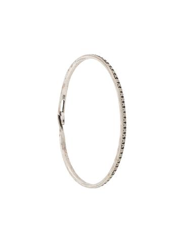 Werkstatt:münchen Embossed Pattern Hook Bracelet - Silver