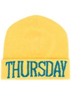Alberta Ferretti - Thursday Beanie Hat - Women - Wool/cashmere - One Size, Yellow/orange, Wool/cashmere