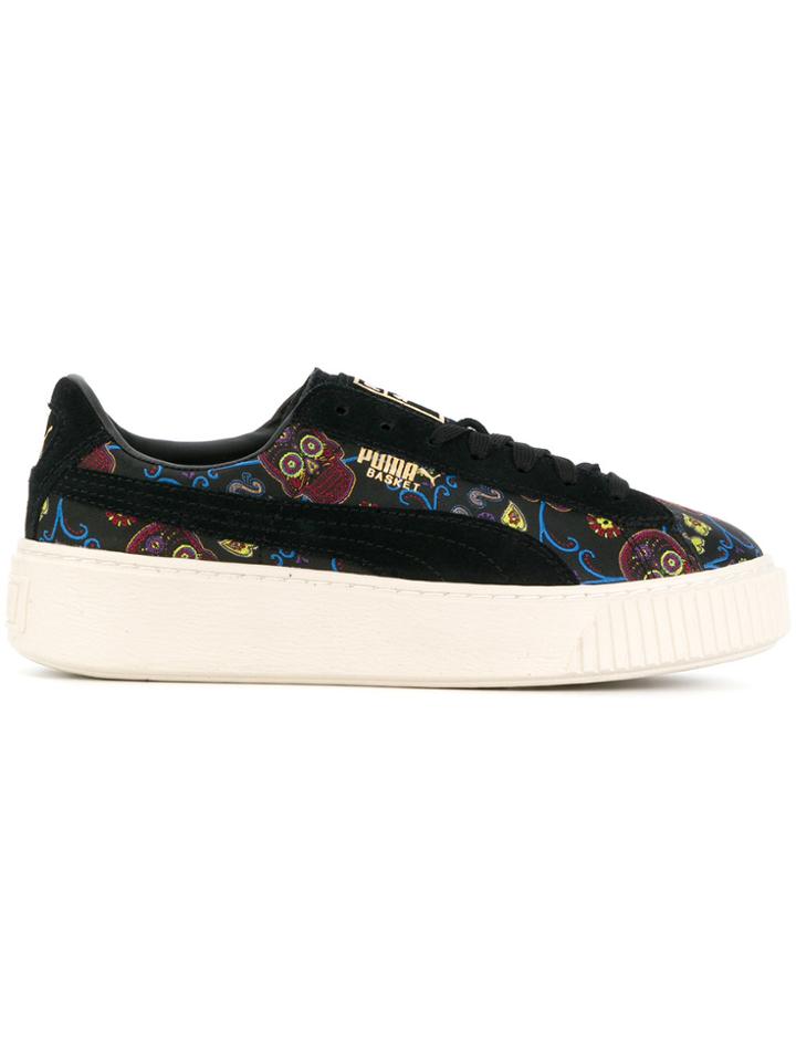 Puma Printed Sneakers - Black