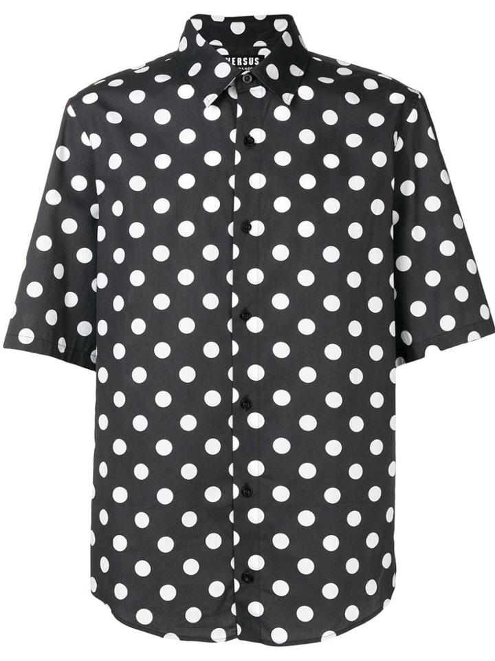 Versus Polka Dot Shirt - Black
