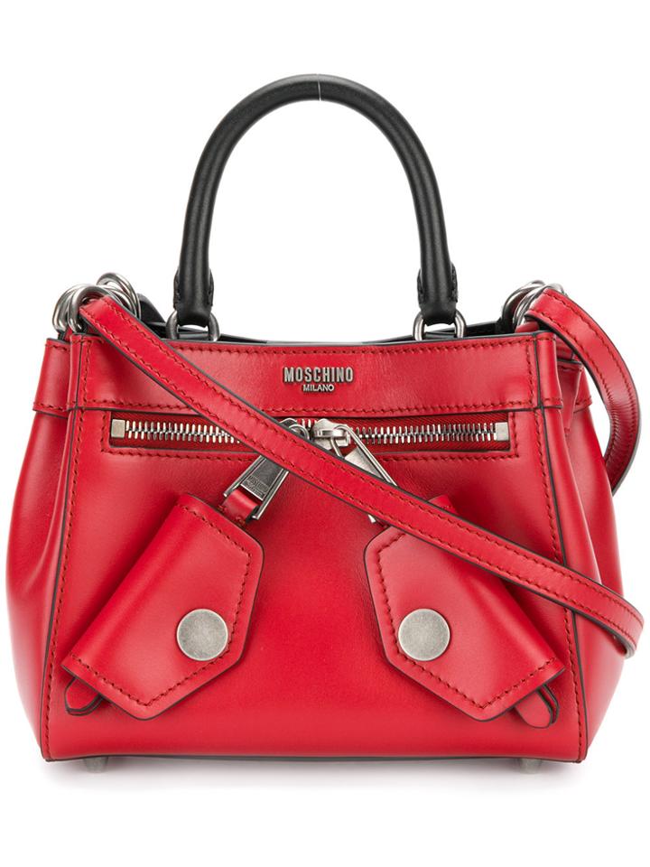 Moschino B-pocket Mini Bag - Red
