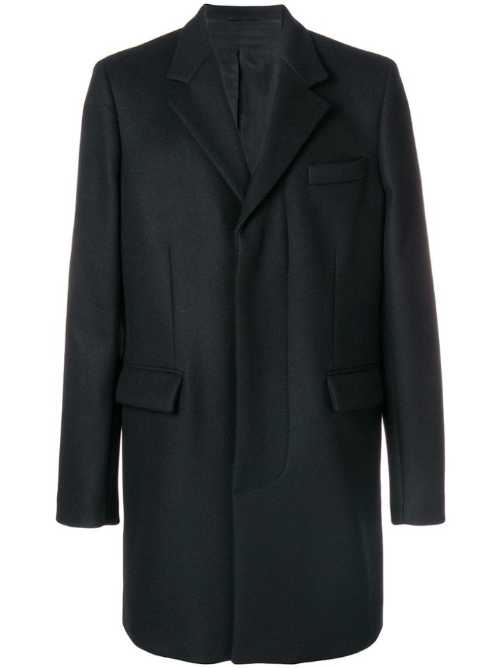 Ann Demeulemeester Classic Single-breasted Coat - Black