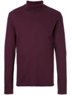 Attachment Turtleneck T-shirt - Pink & Purple