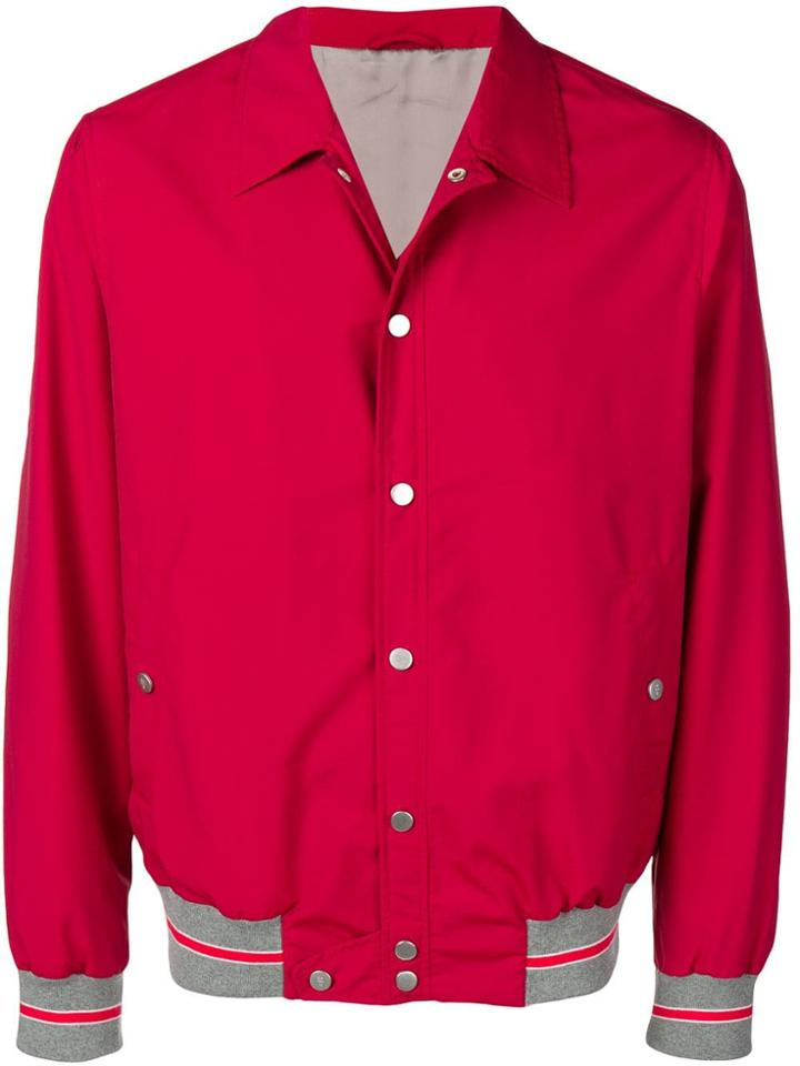 Eleventy Bomber Jacket - Red