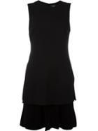 Theory Pleated Inset Dress