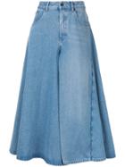 Y/project High Waisted Wide Leg Jeans - Blue