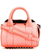 Alexander Wang - Compact Shoulder Bag - Women - Calf Leather - One Size, Pink/purple, Calf Leather