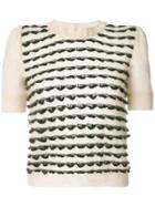 Emporio Armani Short Sleeved Sweater - Nude & Neutrals