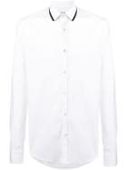 Les Hommes Urban Zipper Teeth-detail Shirt - White