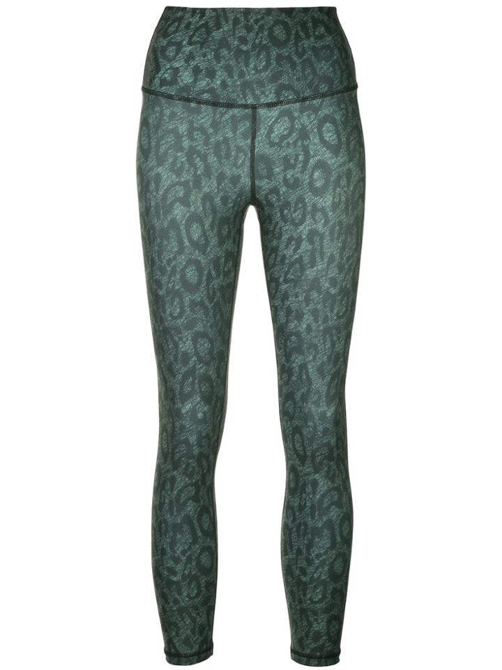 Nimble Activewear Leopard Print Leggings - Green