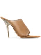 Yeezy Taupe 110 Knitted High Heel Mules - Neutrals