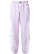 Sergio Tacchini Cropped Panelled Track Trousers - Purple