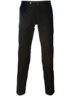 Pt01 Slim Chino Trousers, Men's, Size: 54, Black, Cotton/linen/flax/spandex/elastane