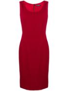 Dolce & Gabbana Fitted Pencil Dress - Red