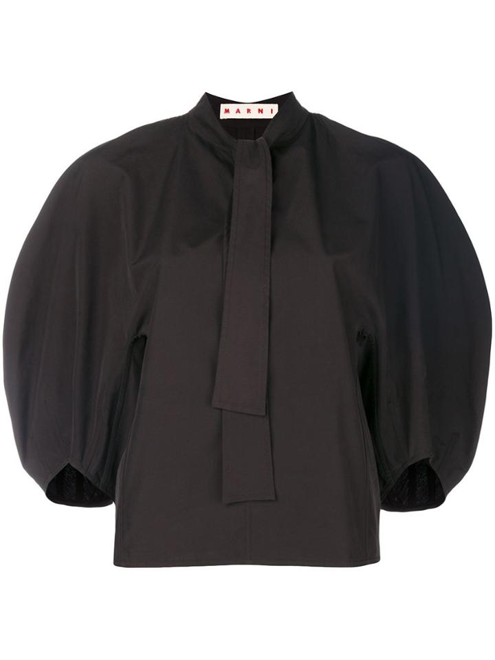 Marni Wide-sleeved Blouse - Brown