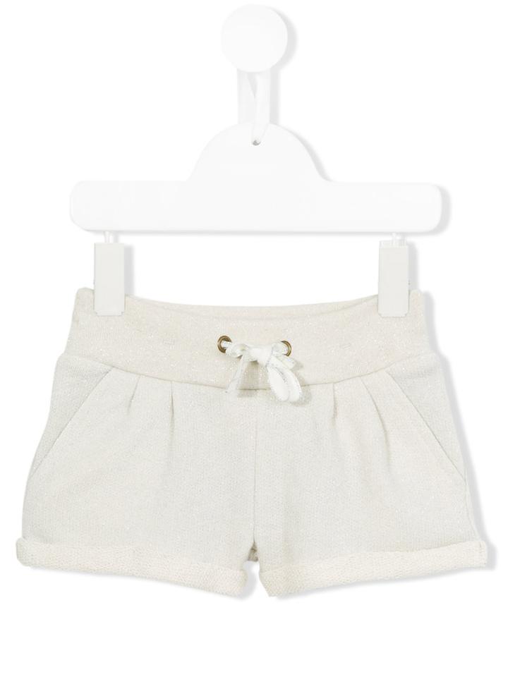 American Outfitters Kids Metallic Track Shorts, Girl's, Size: 12 Yrs, Nude/neutrals