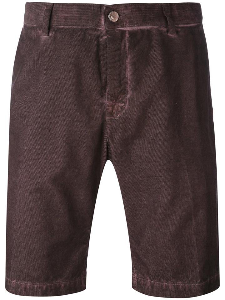 Massimo Alba - Buttoned Shorts - Men - Cotton - 50, Pink/purple, Cotton