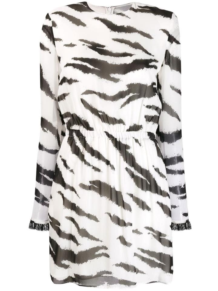 Philosophy Di Lorenzo Serafini Zebra-print Dress - White