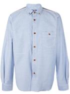 Junya Watanabe Comme Des Garçons Contrast Yoke Oxford Shirt, Men's, Size: Large, Blue, Cotton