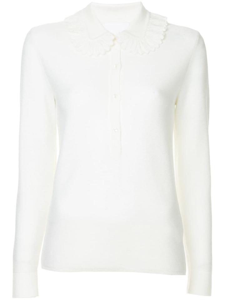 Molli Scalloped Collar Cardigan - Black
