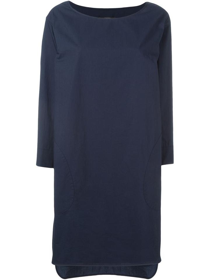Odeeh Shift Dress, Women's, Size: 40, Blue, Cotton