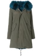 History Repeats Fur Hooded Parka - Green