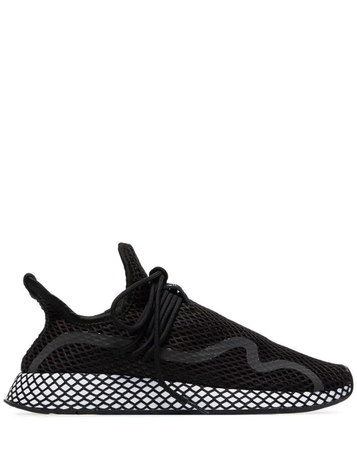 Adidas Black Deerupt Runner Low-top Sneakers