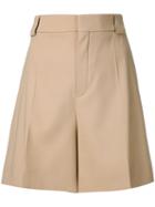 Chloé Tailored Shorts, Women's, Size: 40, Nude/neutrals, Spandex/elastane/virgin Wool