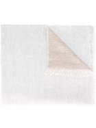 Eleventy Frayed Edge Scarf, Women's, Nude/neutrals, Acrylic/modal/wool/alpaca